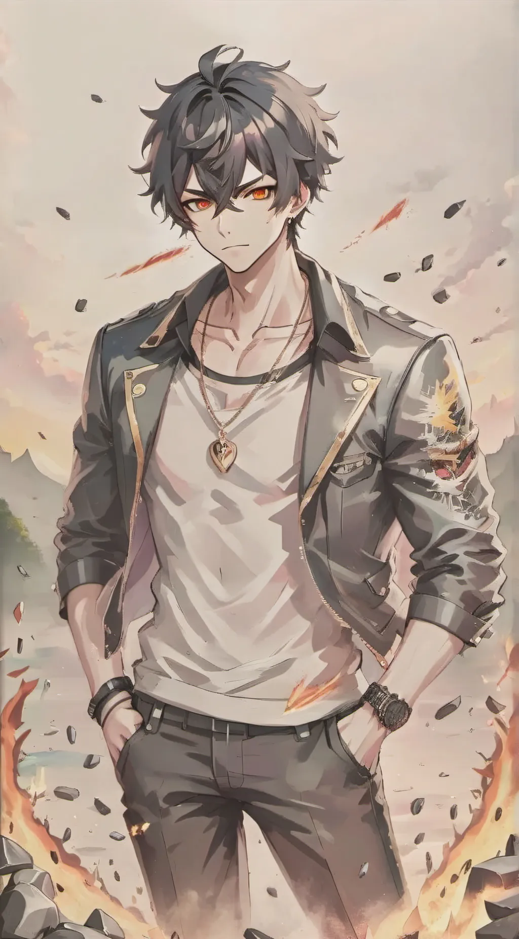 ai character: Bad boy background