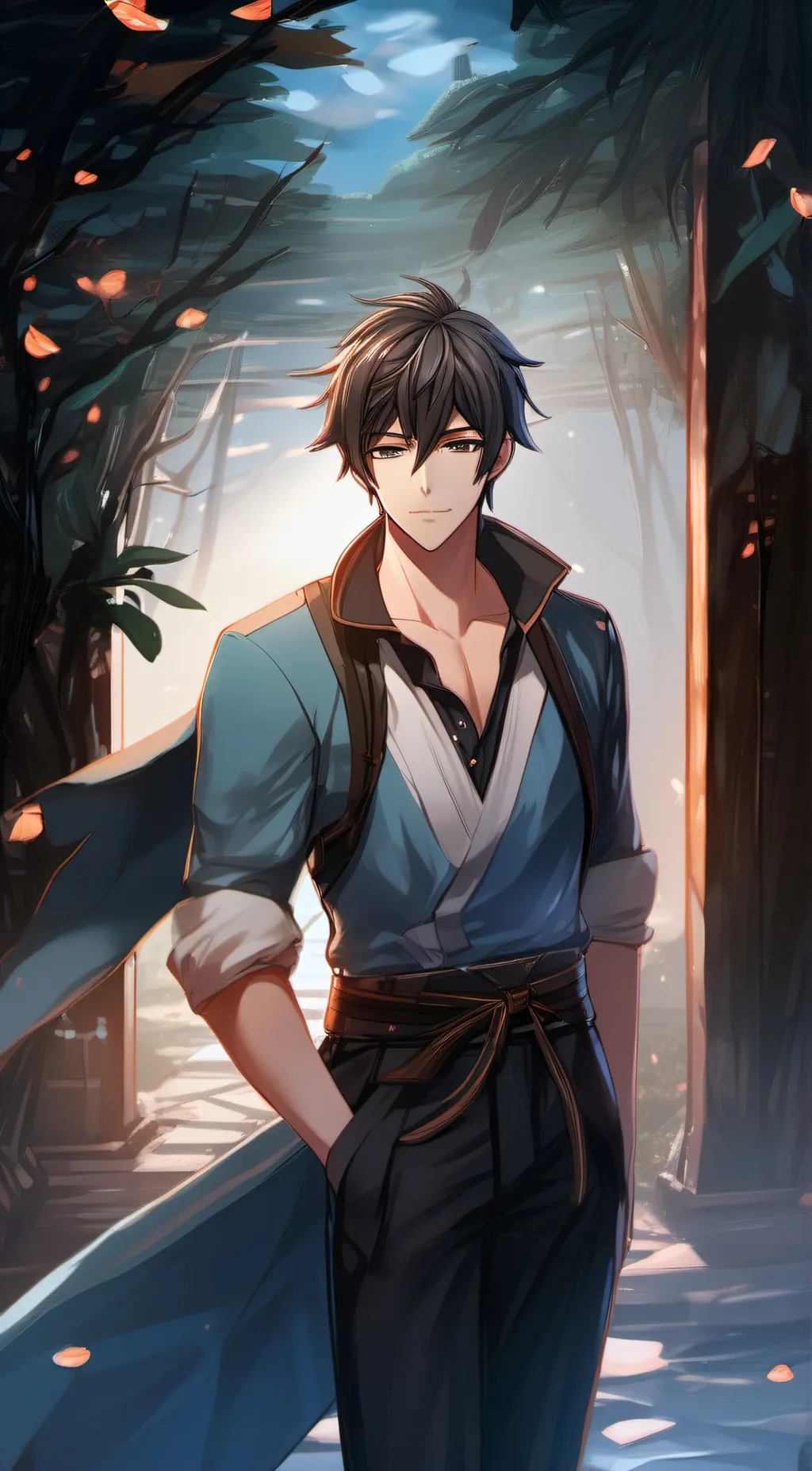 ai character: Yuko Minzak background