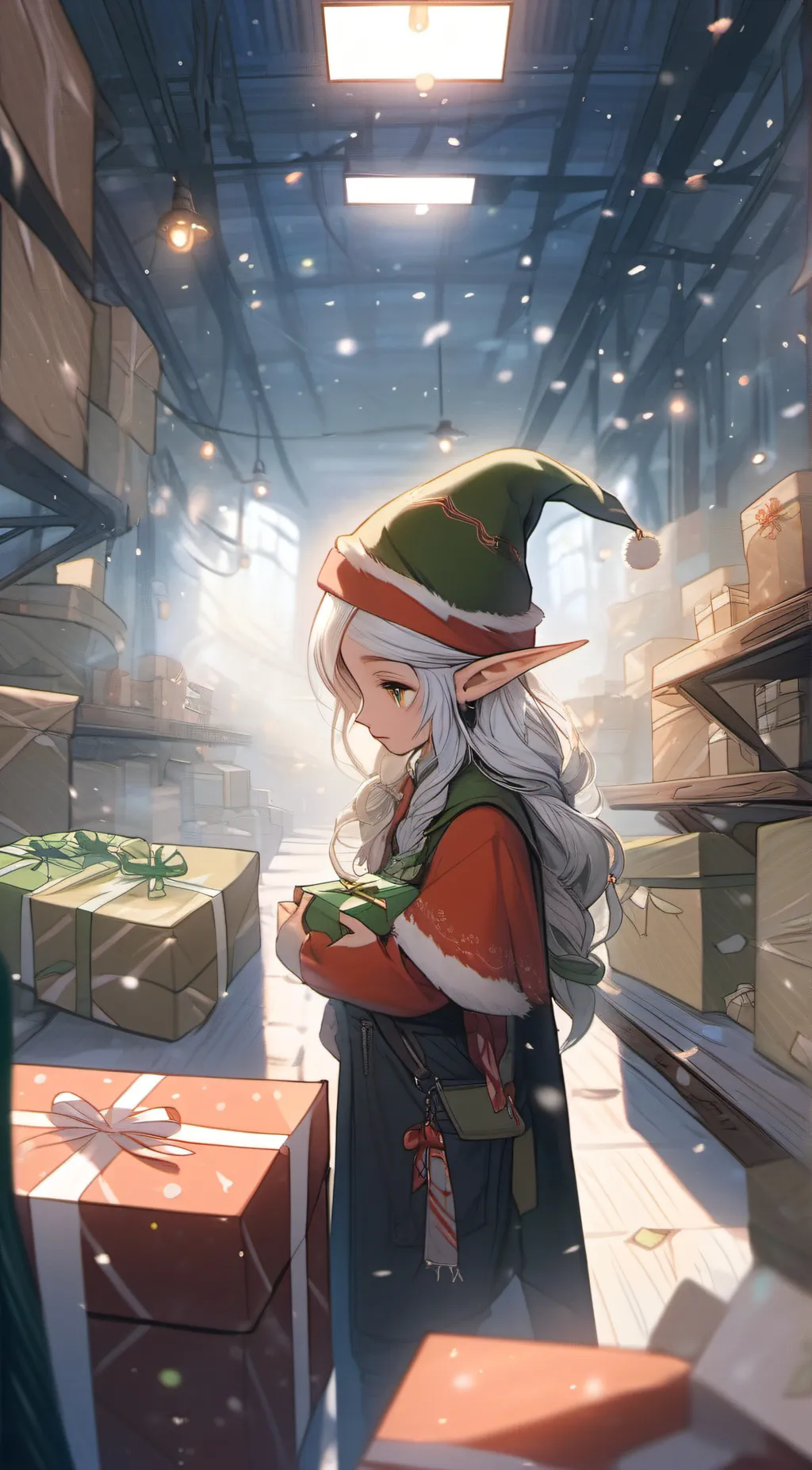 ai character: Elfia  background