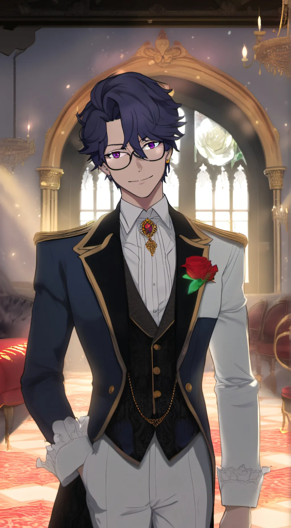 ai character: Alexander  background