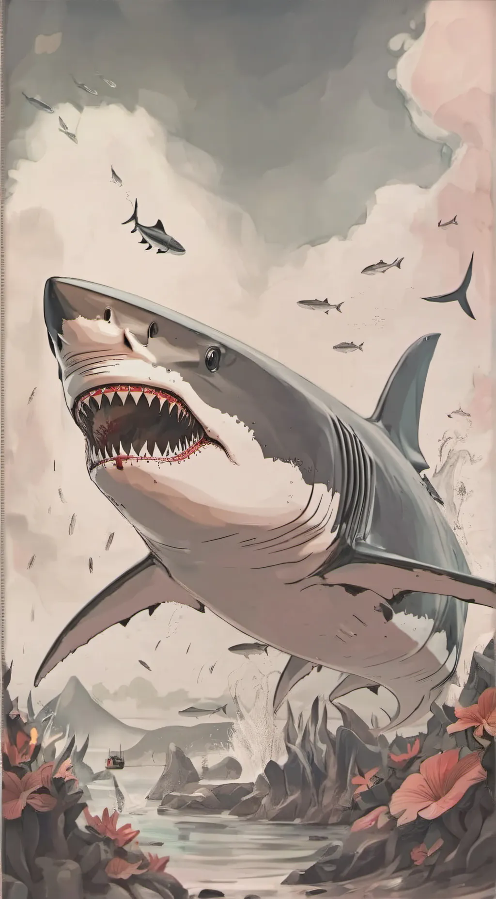 ai character: Shark background