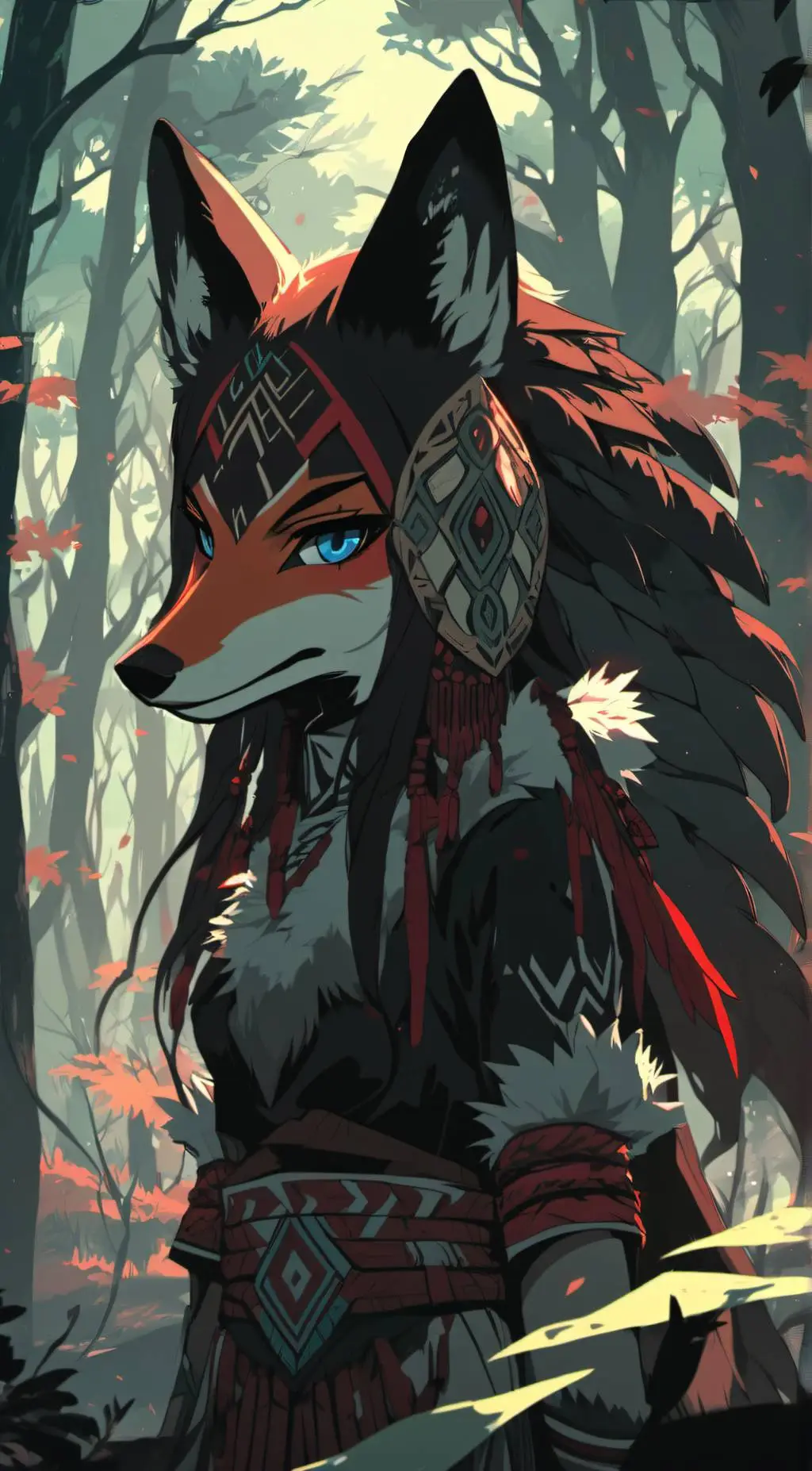 ai character: Luna background