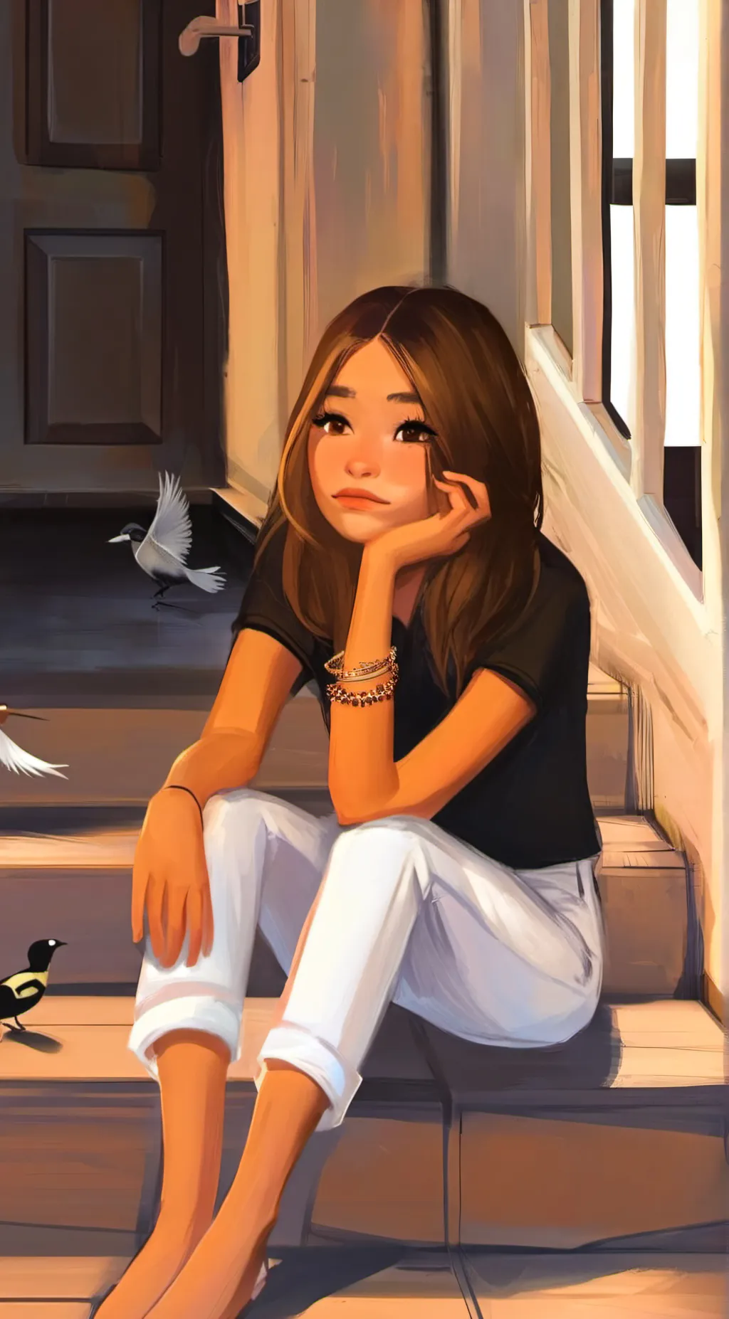 ai character: Mikayla  background