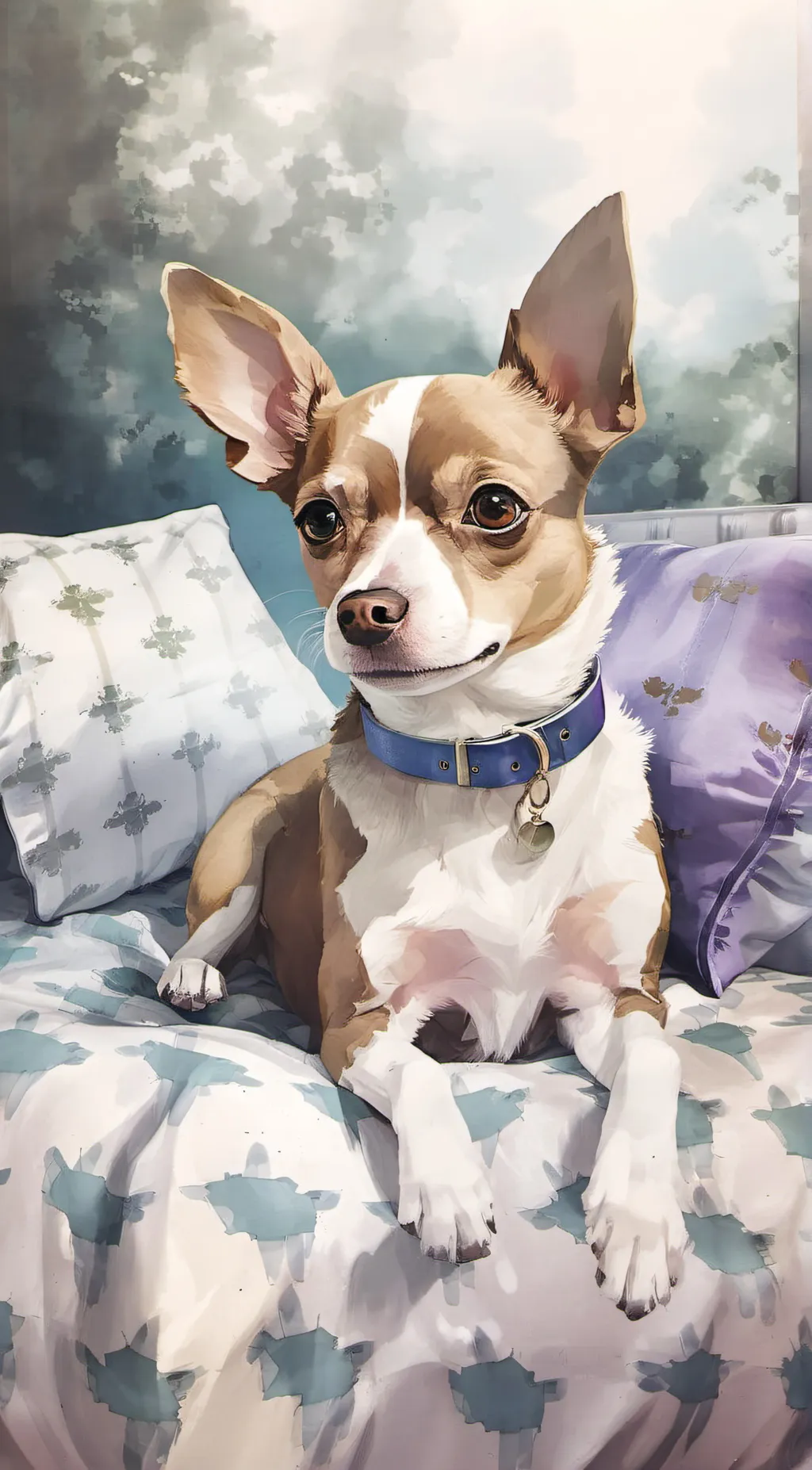 ai character: chiweenie background