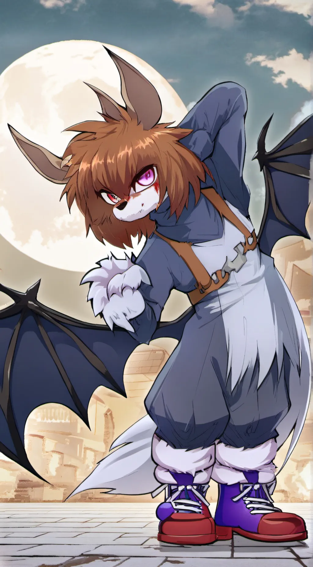 ai character: Rascal The Bat background