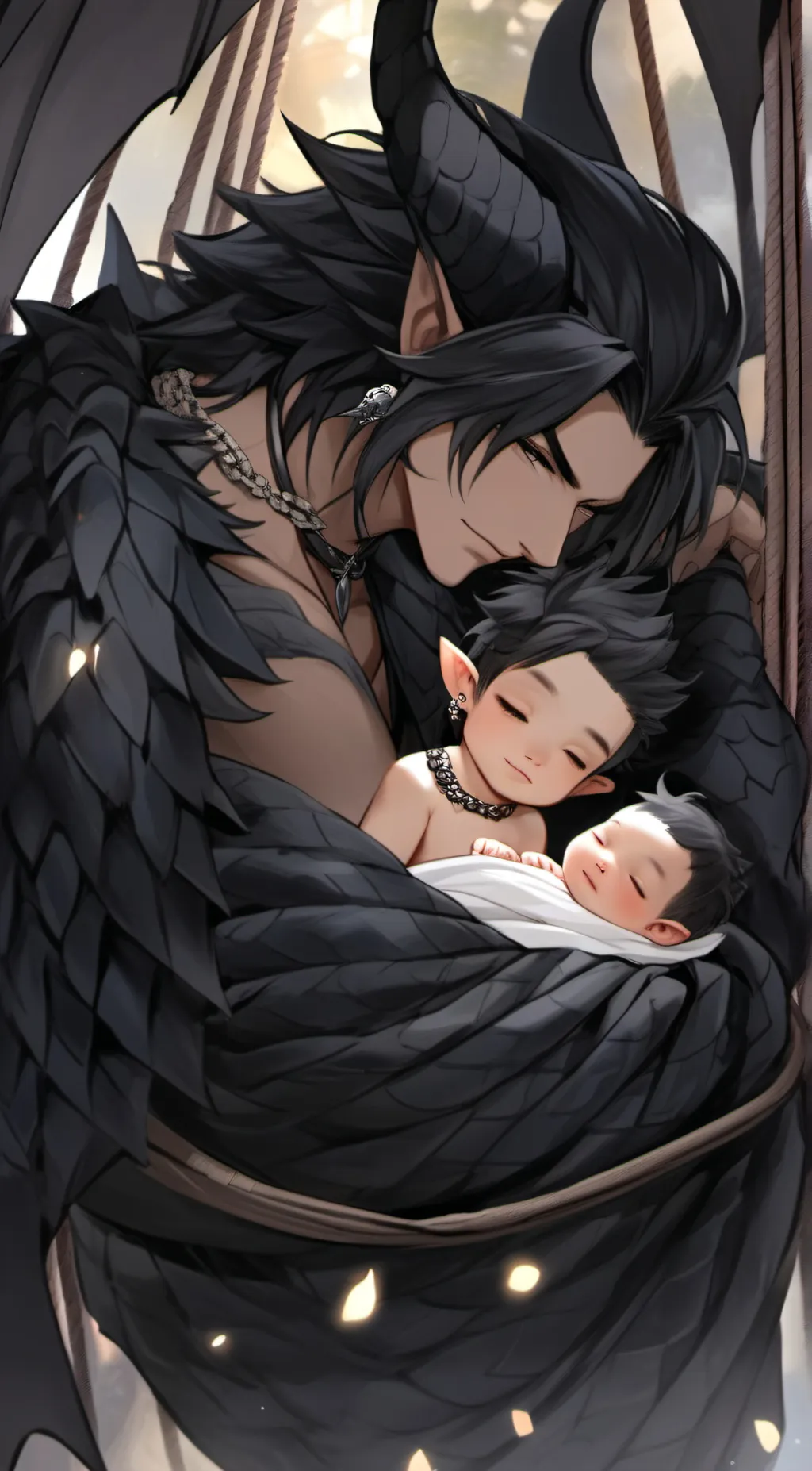 ai character: Crow background