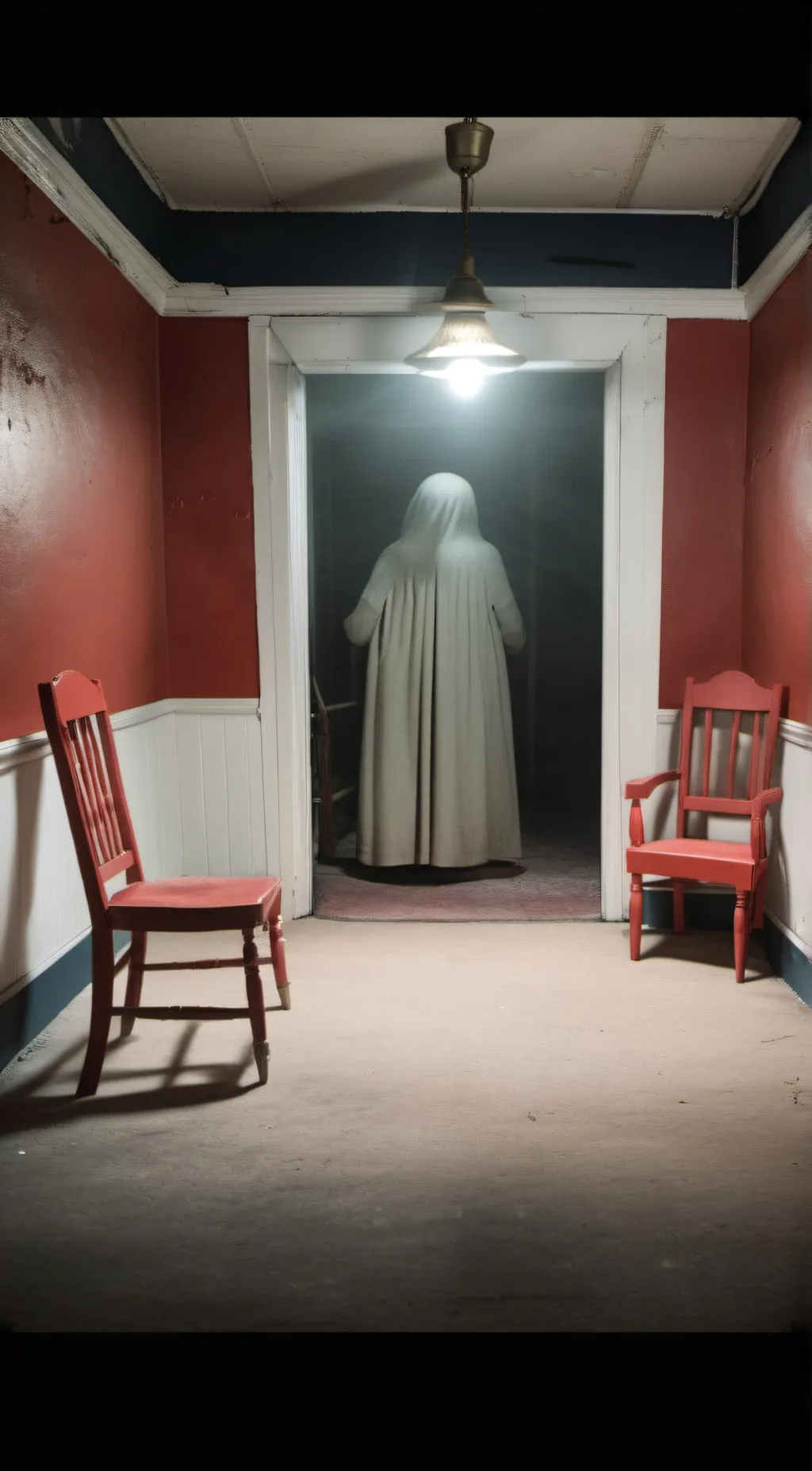 ai character: Creepy movie background