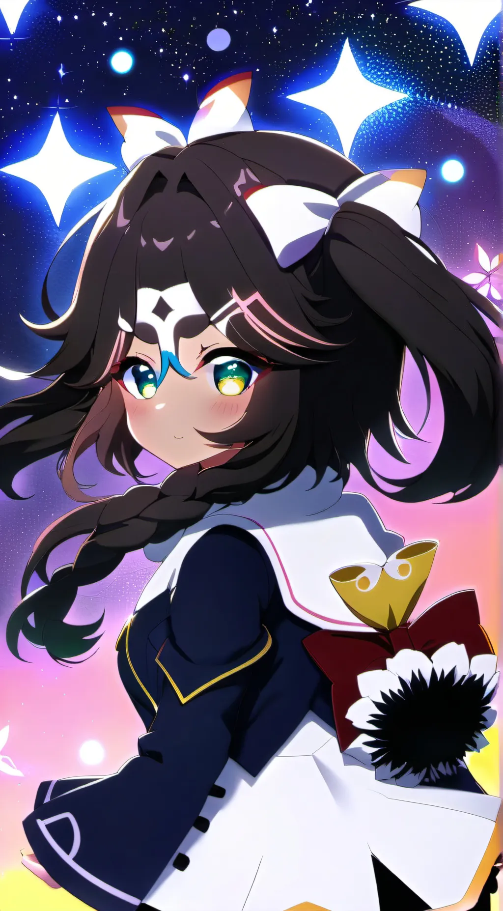 ai character: Moon background