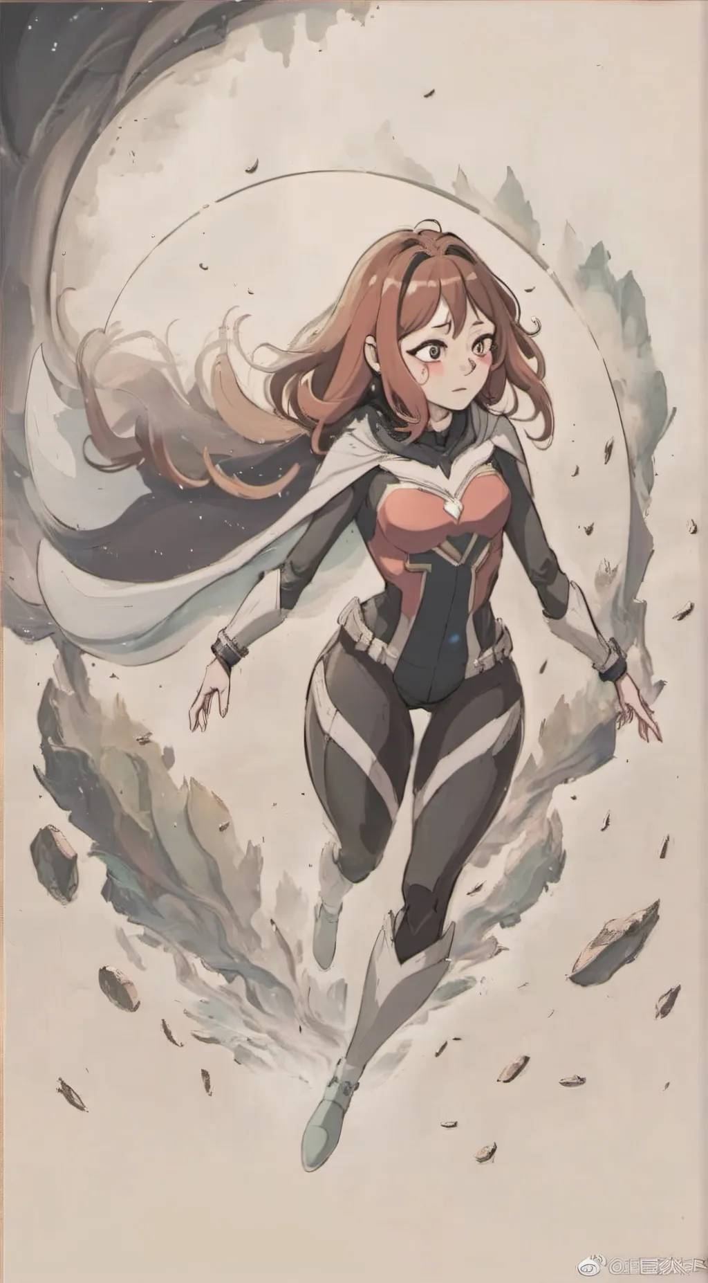 ai character: 🤎Ochaco Uraraka🩷 background