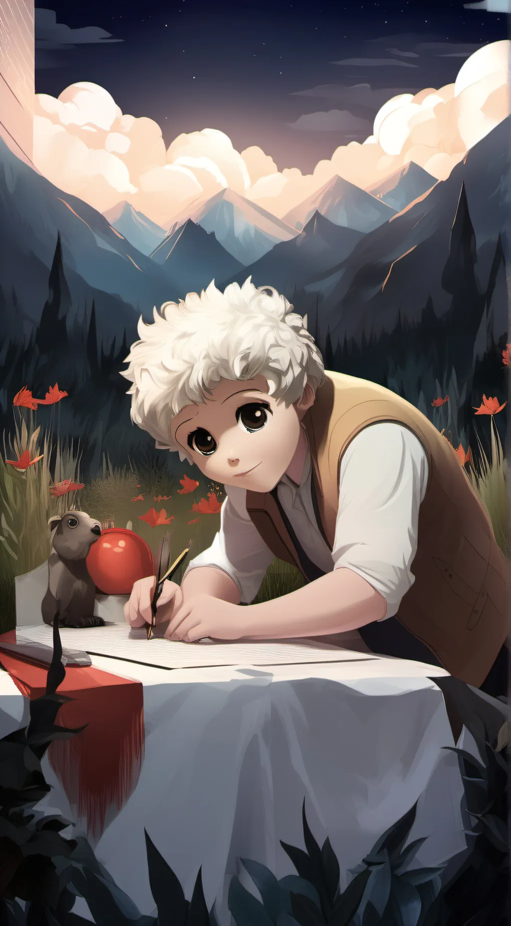 ai character: Class 1-A  background