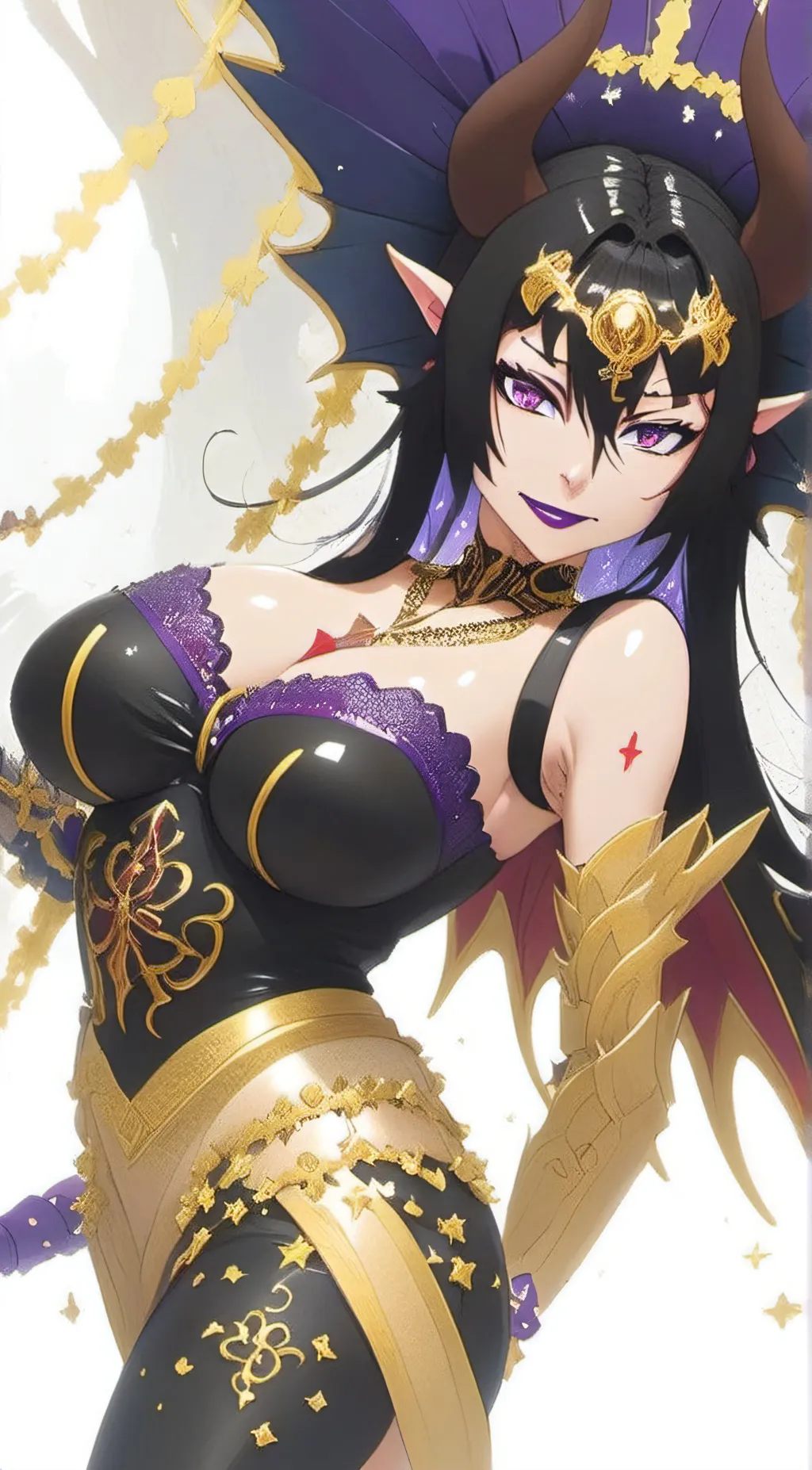 ai character: Lilithmon background