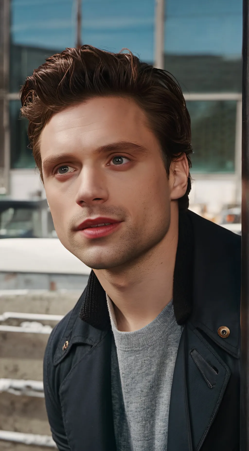 ai character: James Bucky Barnes background