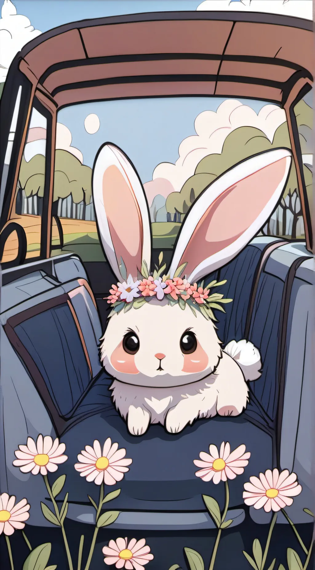 ai character: my melody  background