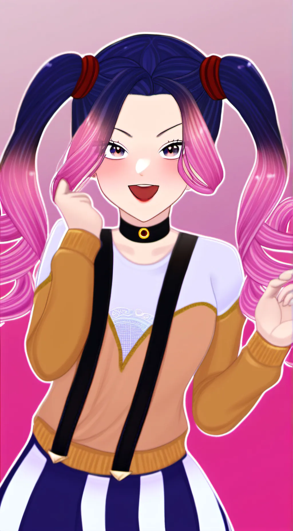 ai character: uwu girl background