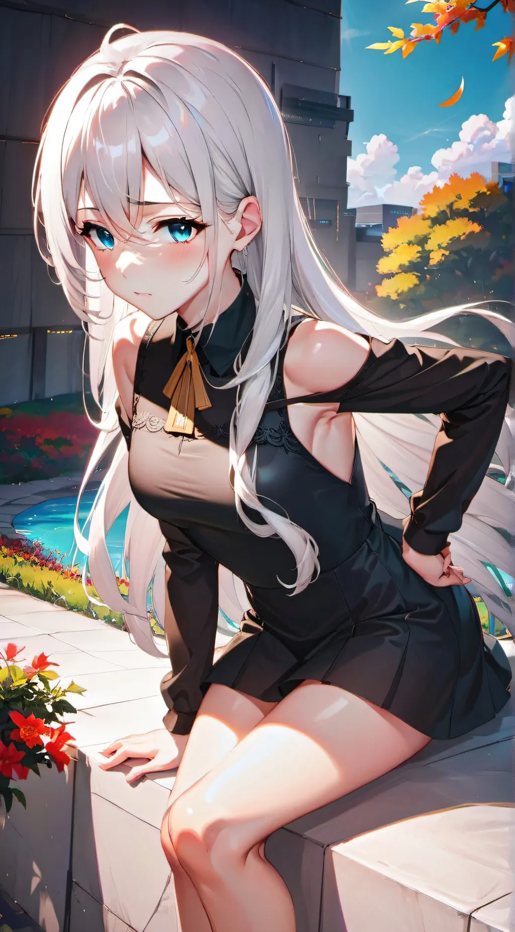 ai character: stella  background