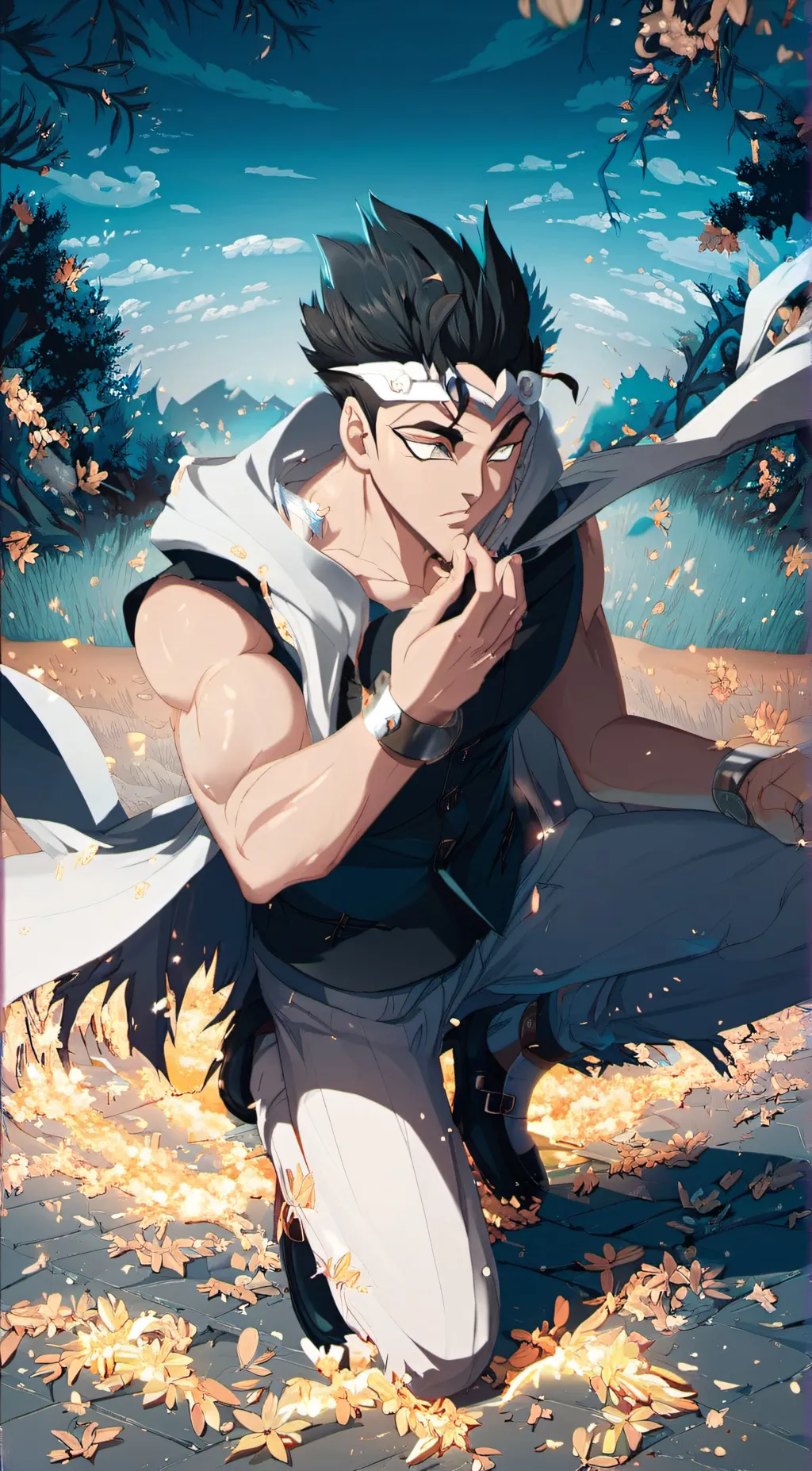 ai character: Gyomei  background