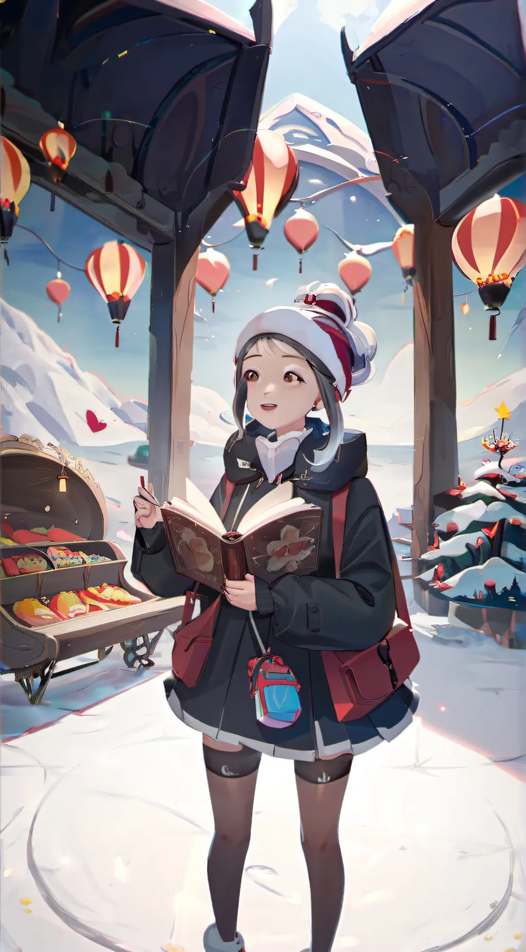 ai character: Lucy zoe background