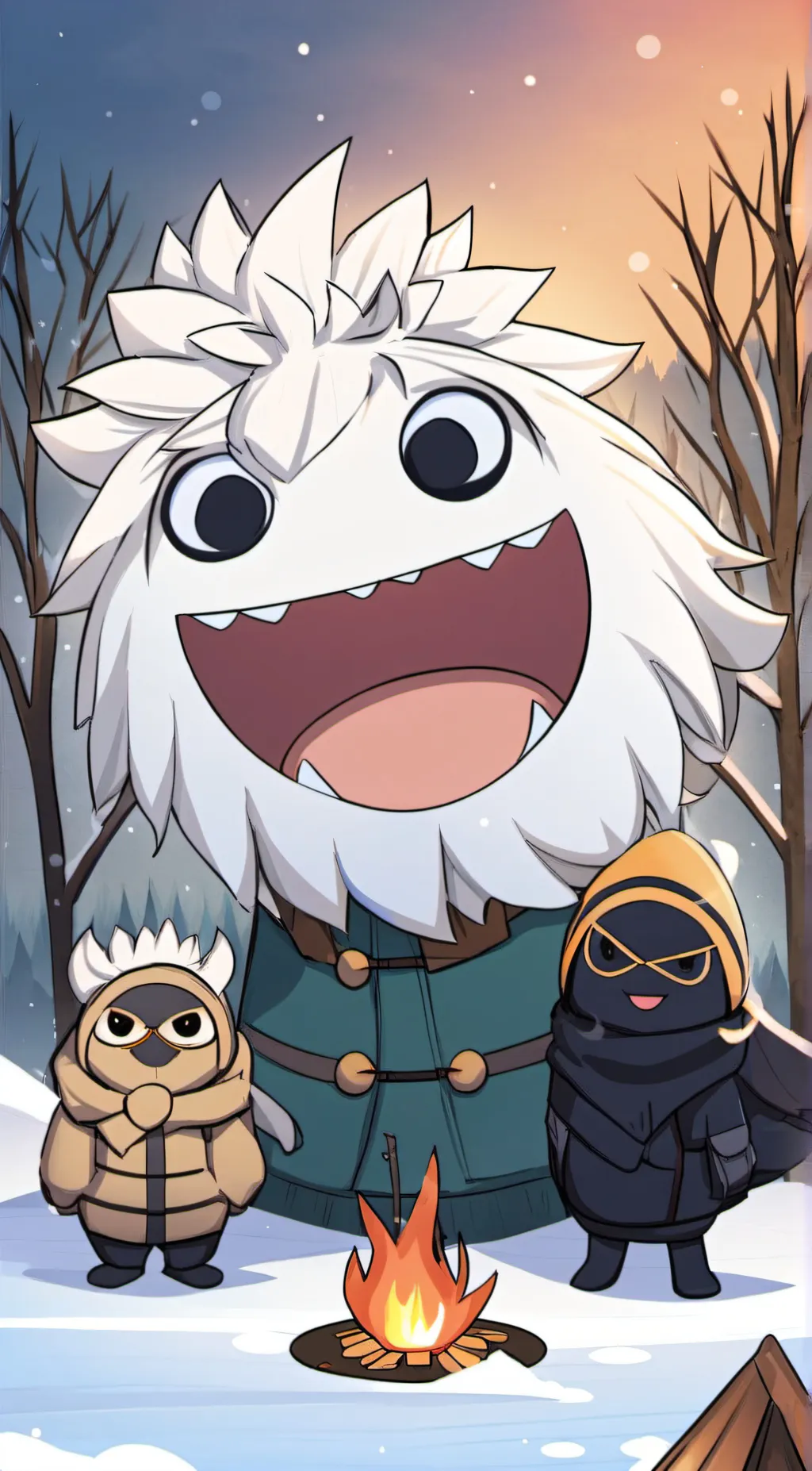 ai character: Avalance Snowbell background