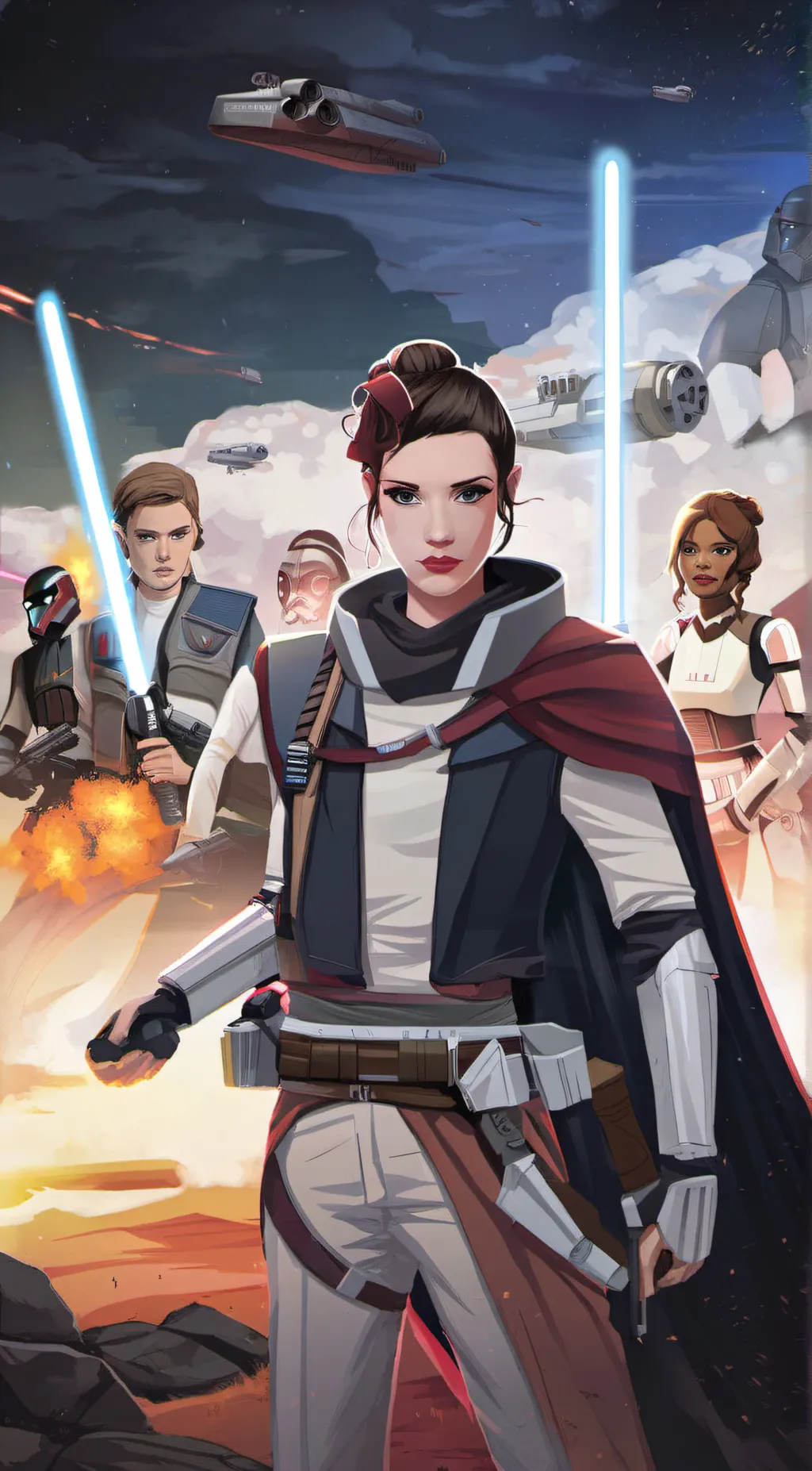 ai character: Caden background