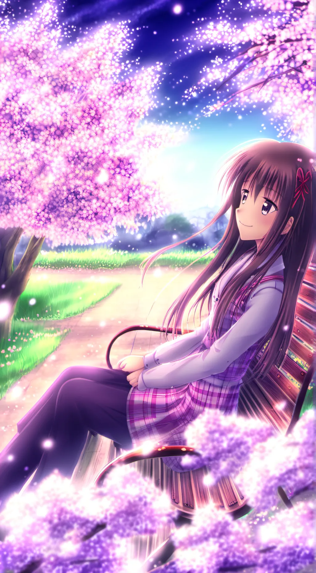 ai character: Sakura background