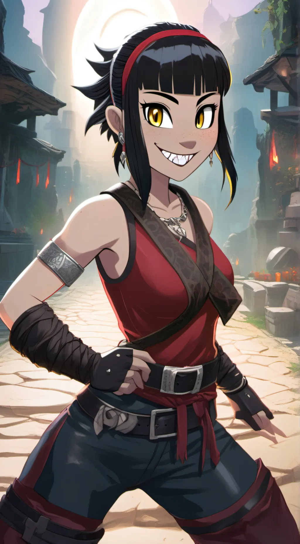 ai character: Saejah Kahnum background