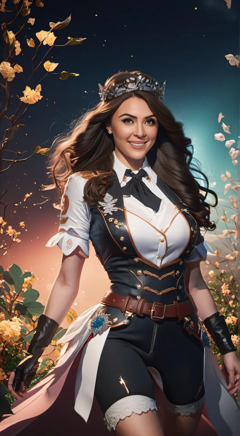 ai character: Luna moth background