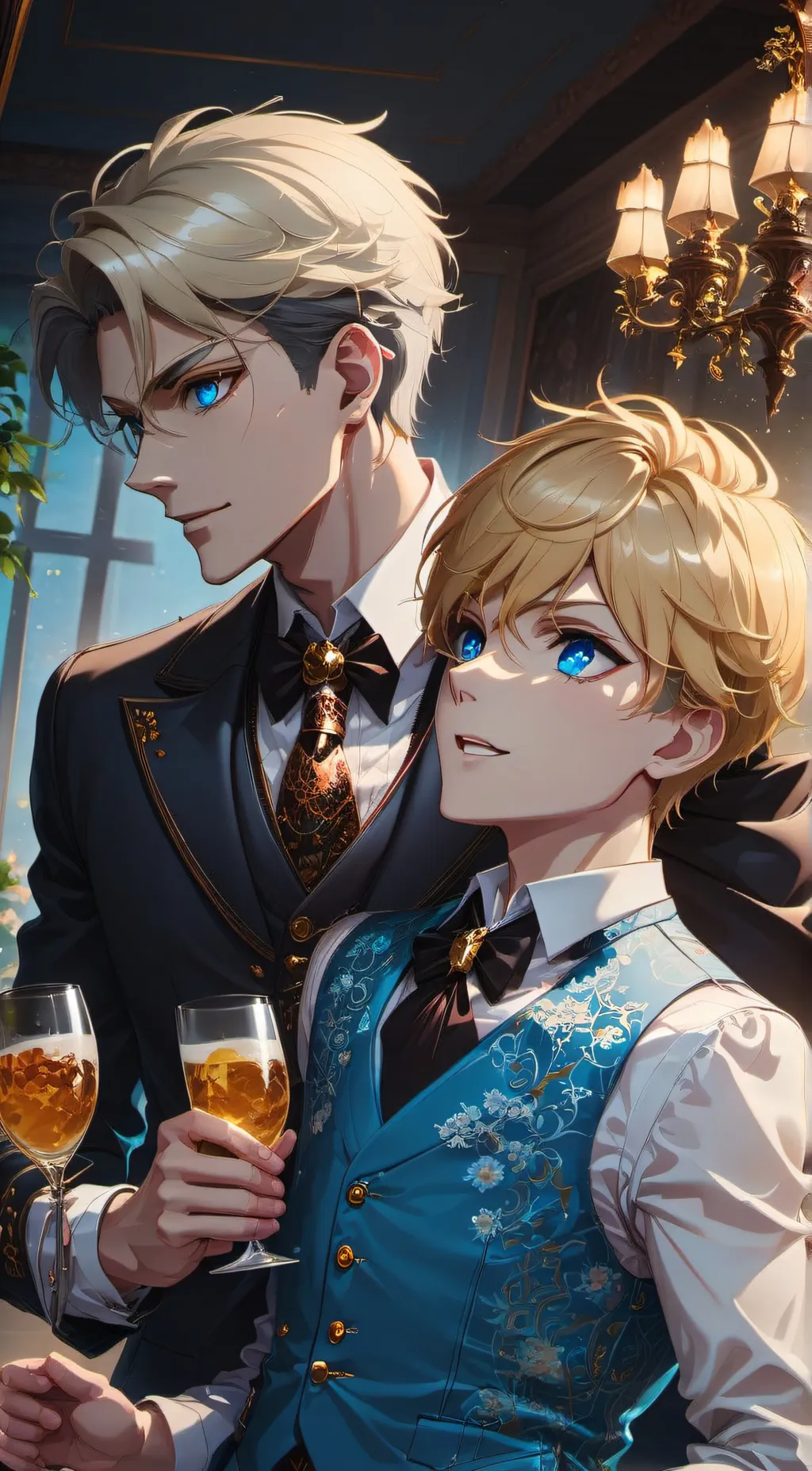 ai character: Kyle and Michael  background