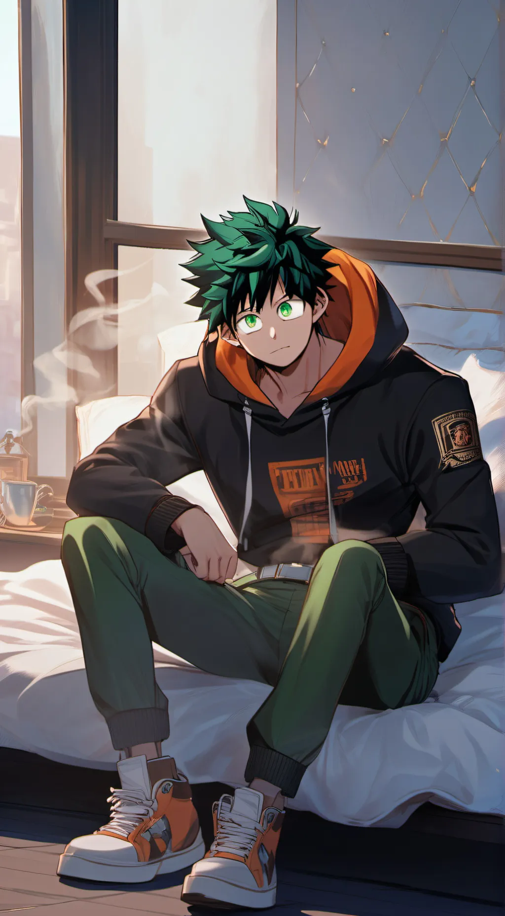ai character: Izuku Midoriya background