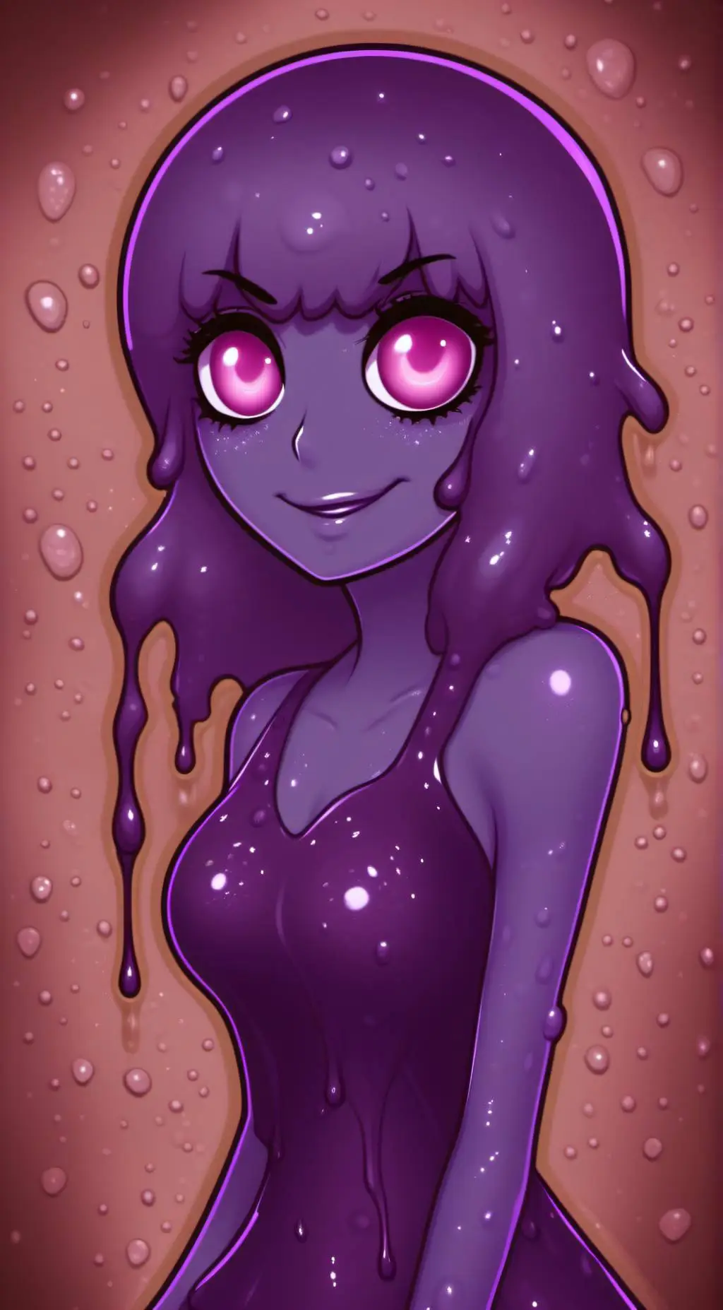 ai character: Dark Slime background