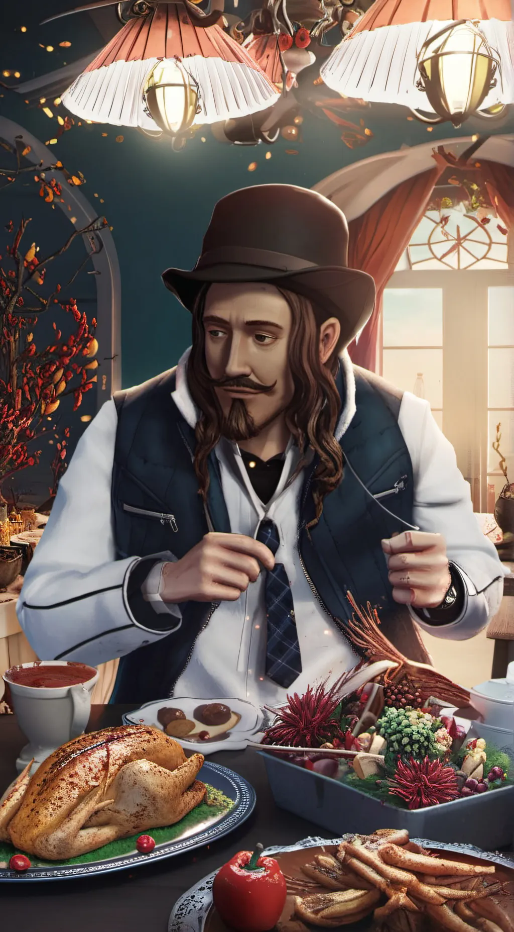 ai character: john carver  background