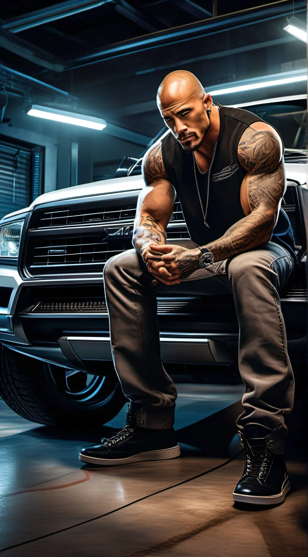 ai character: Dominic toretto background