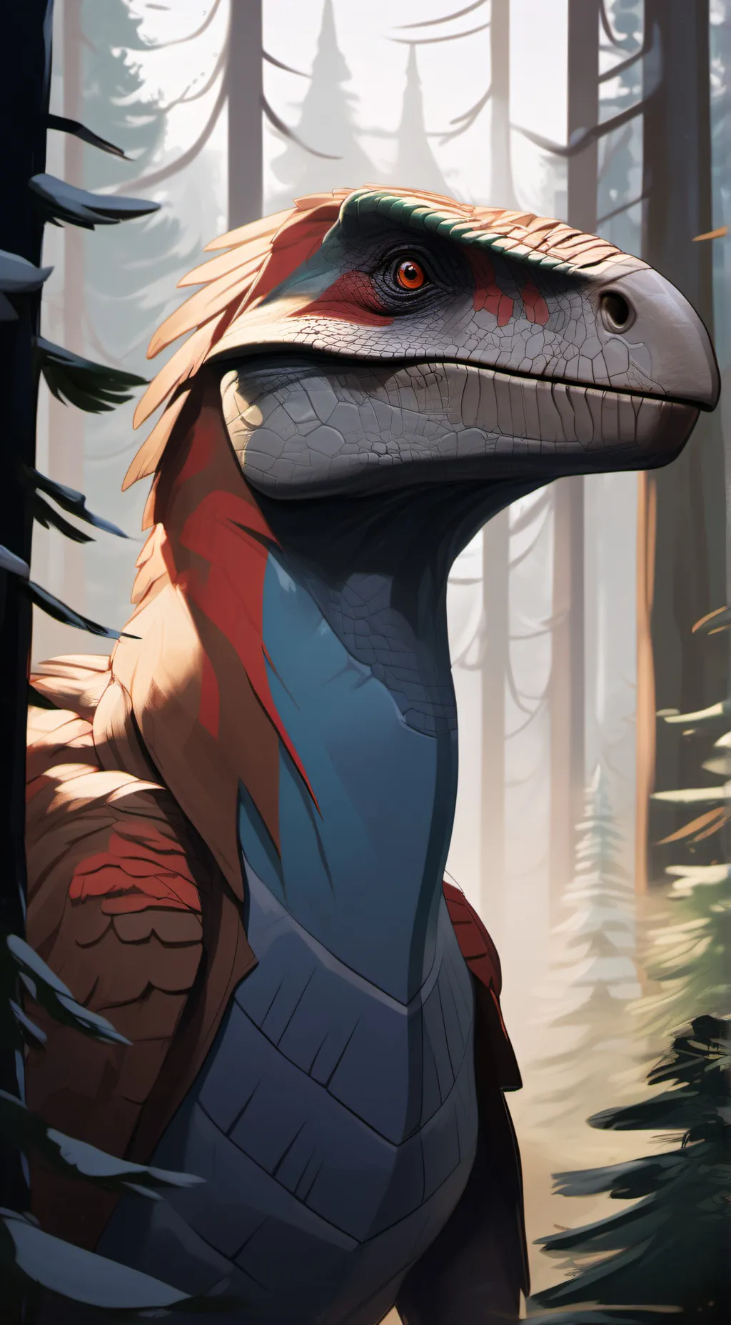 ai character: raptor background