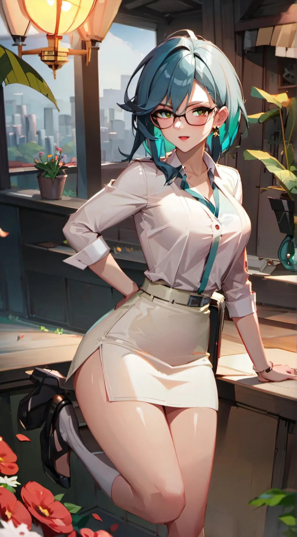 ai character: Amara  background