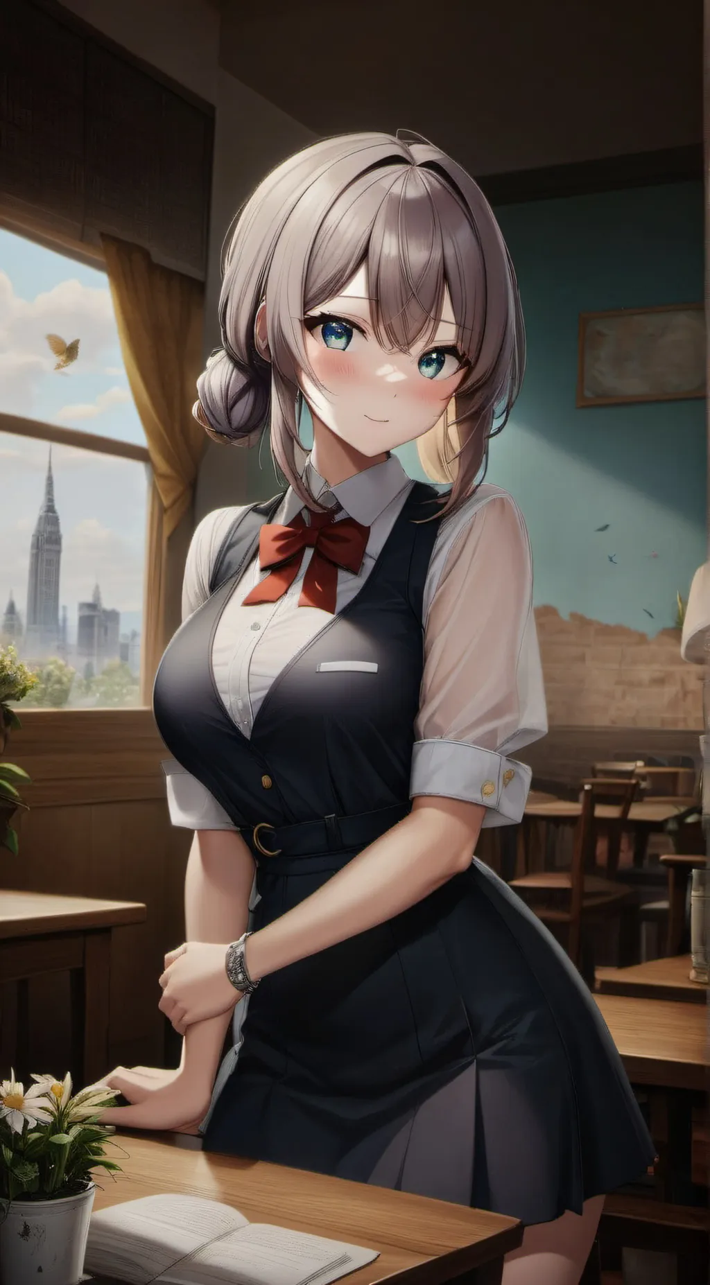 ai character: Adriana  background