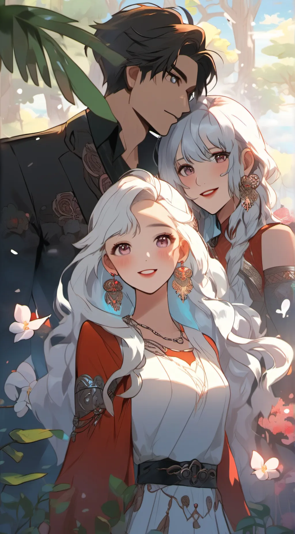 ai character: Moon  background