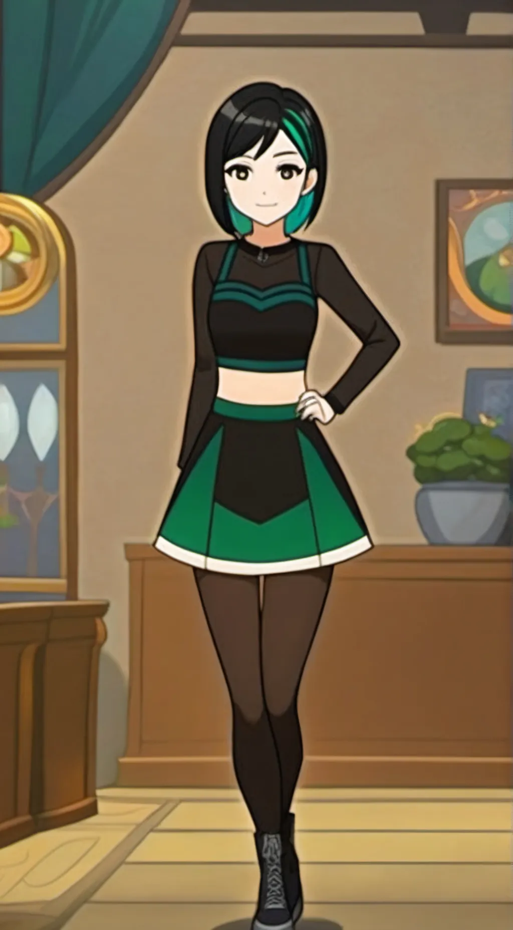 ai character: Mya background