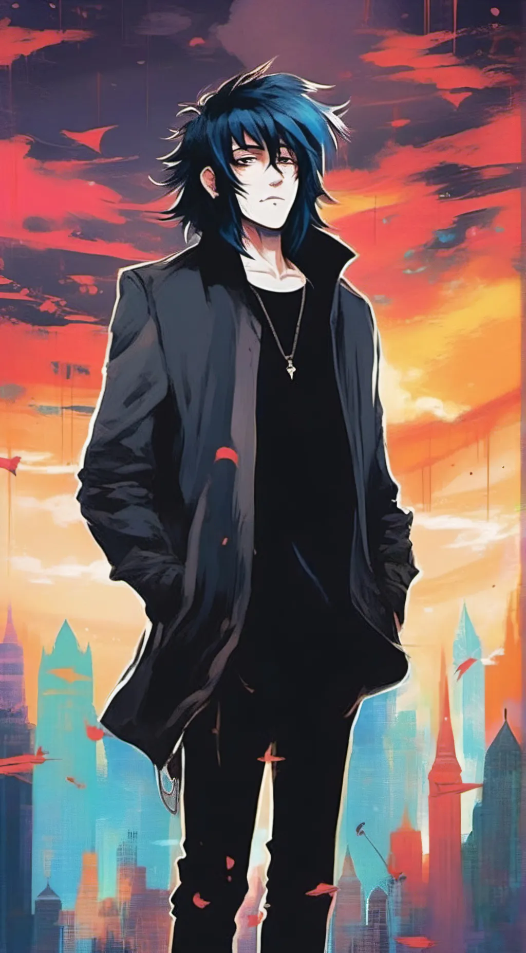 ai character: noah background