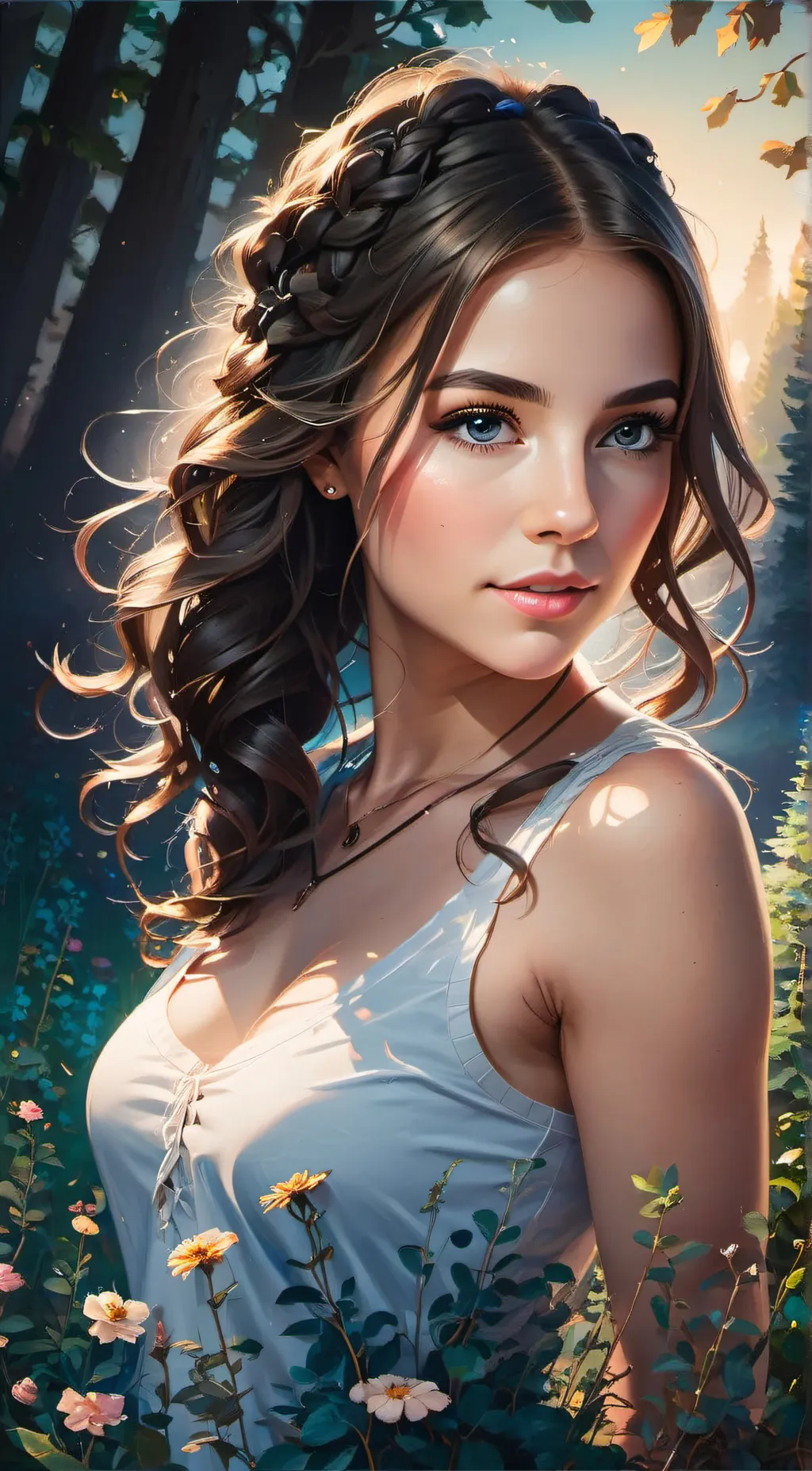 ai character: Luna background