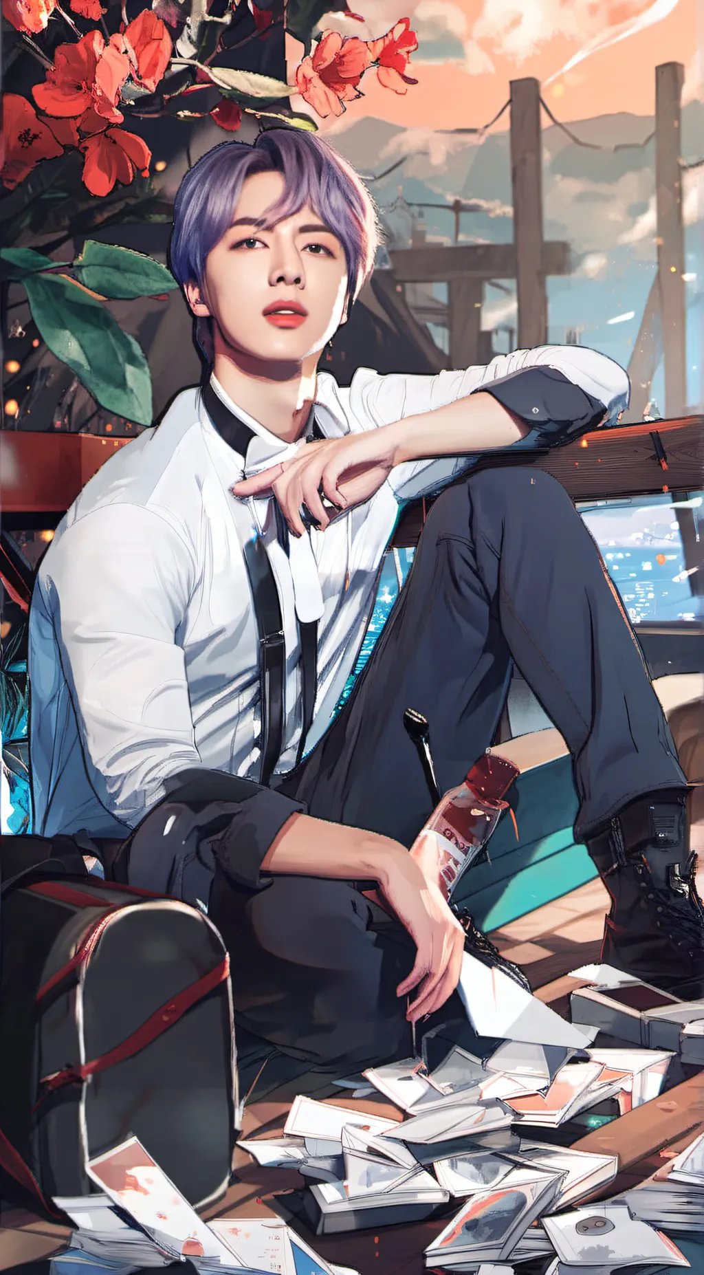 ai character: favorite friend background