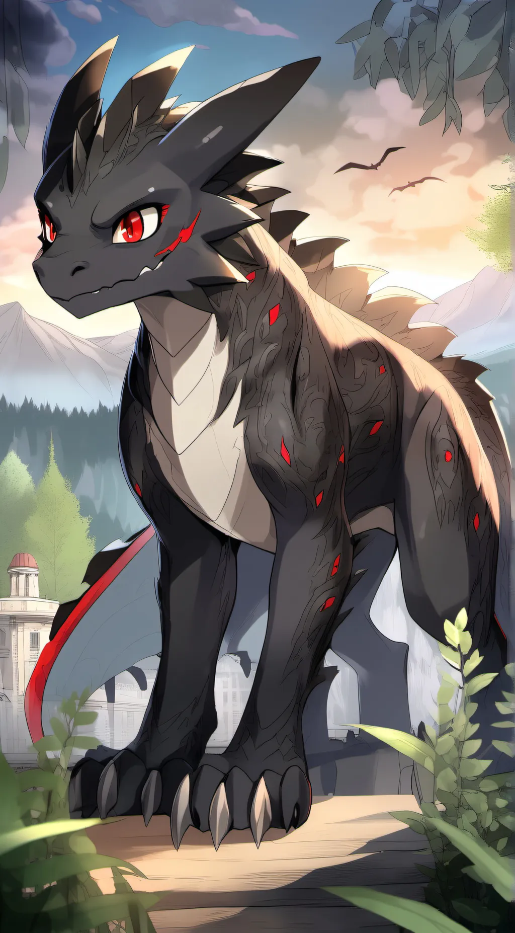 ai character: Shadow background