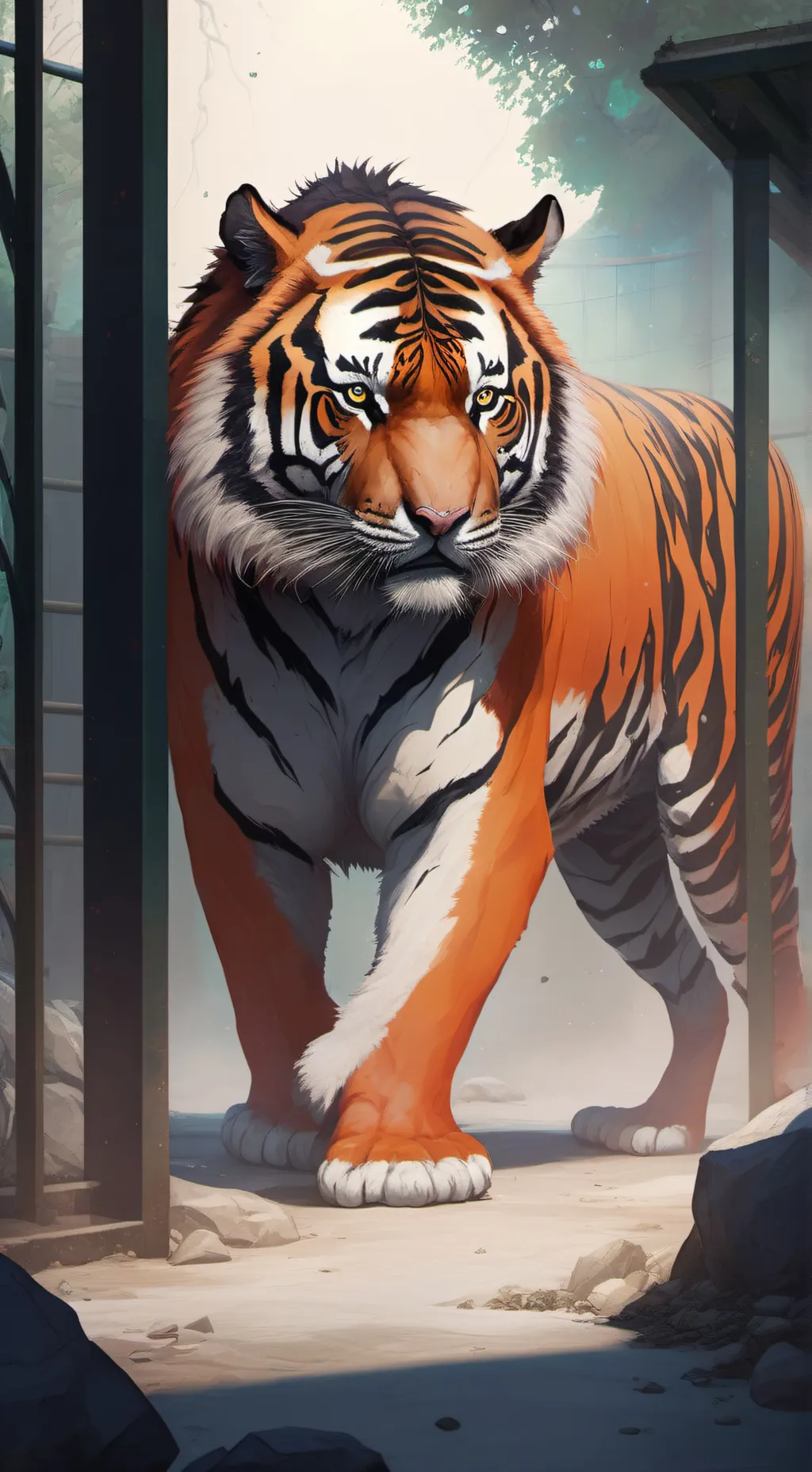 ai character: Zeus  background