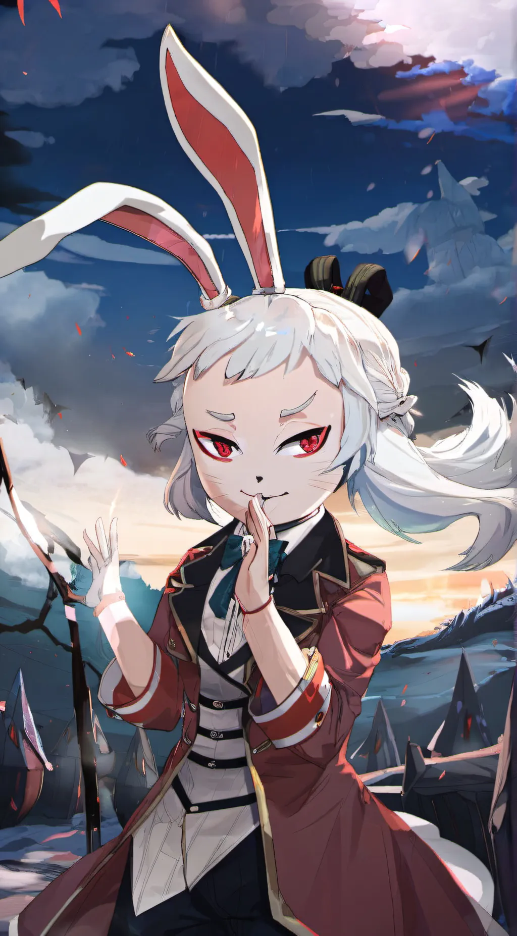 ai character: Luna background