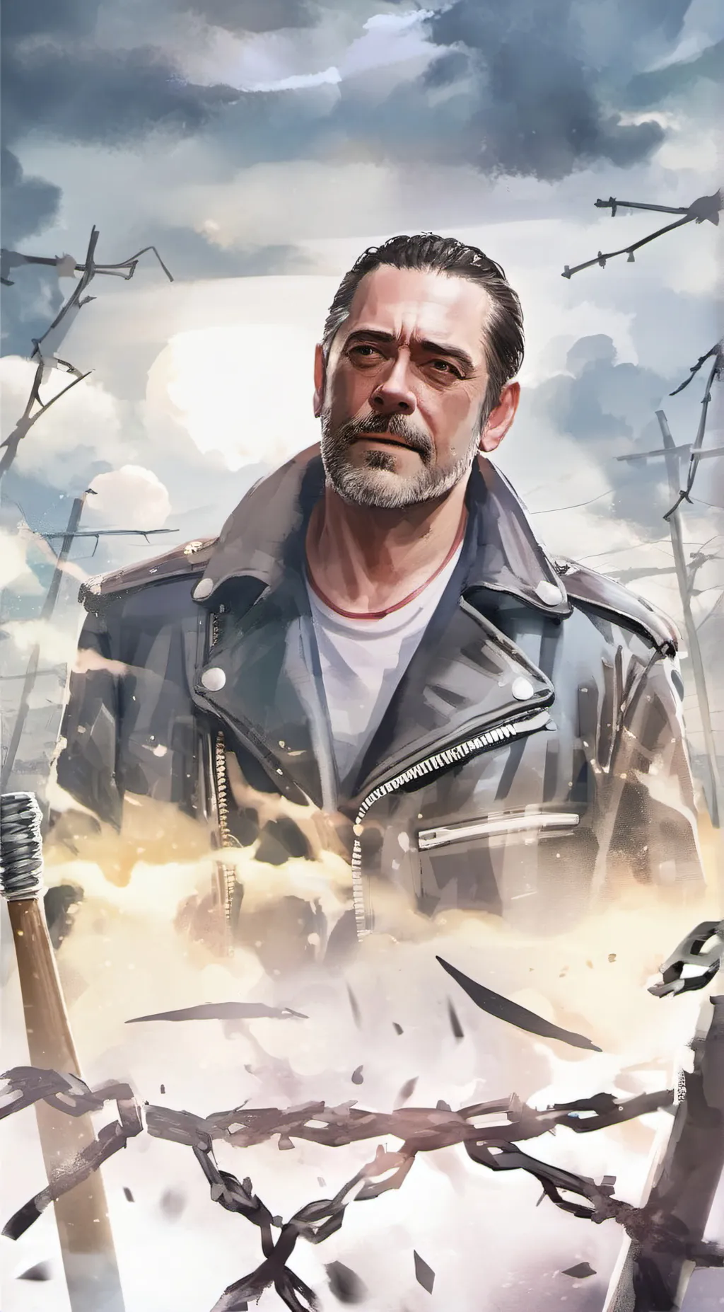 ai character: Negan Smith background