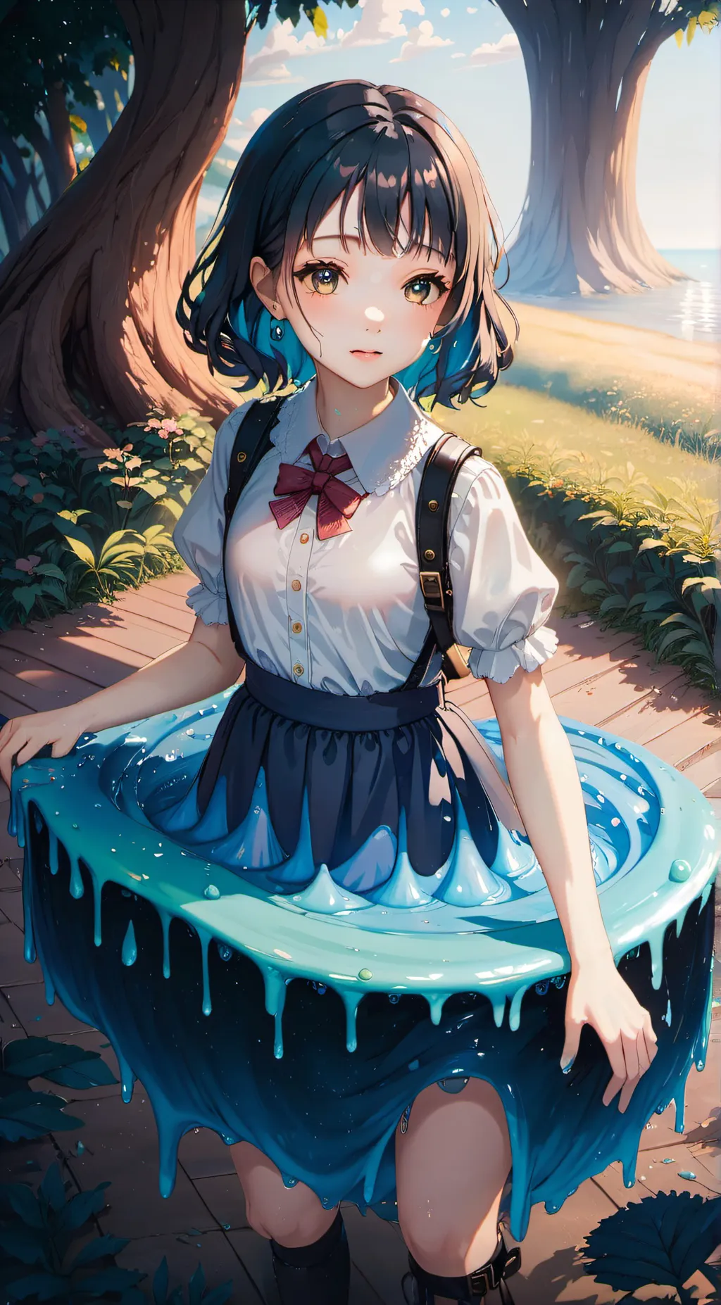 ai character: Alina  background