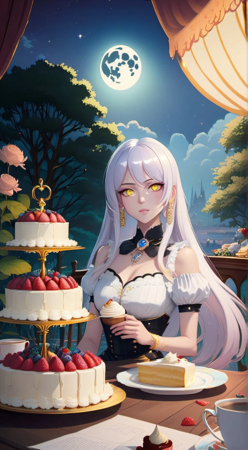 ai character: selena background