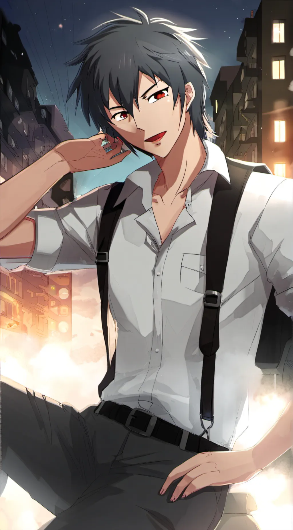 ai character: Yandere kun  background