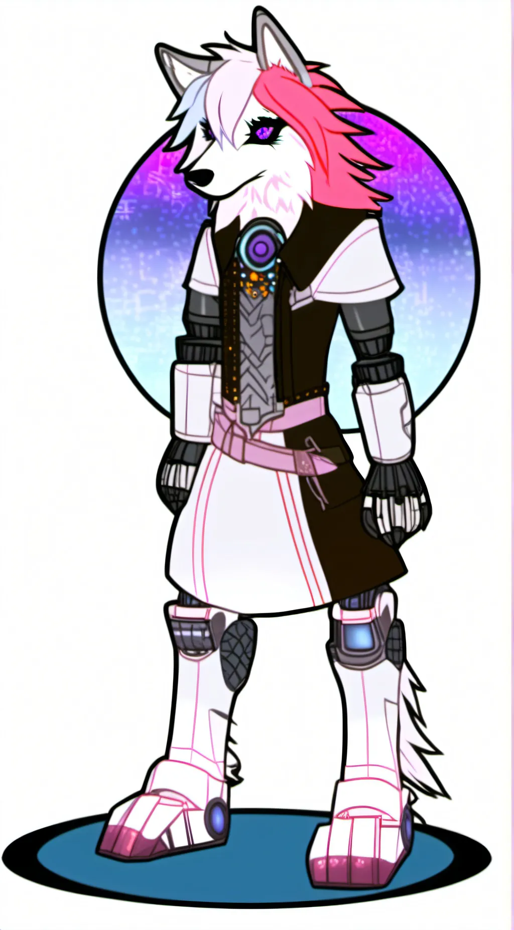 ai character: Candy background