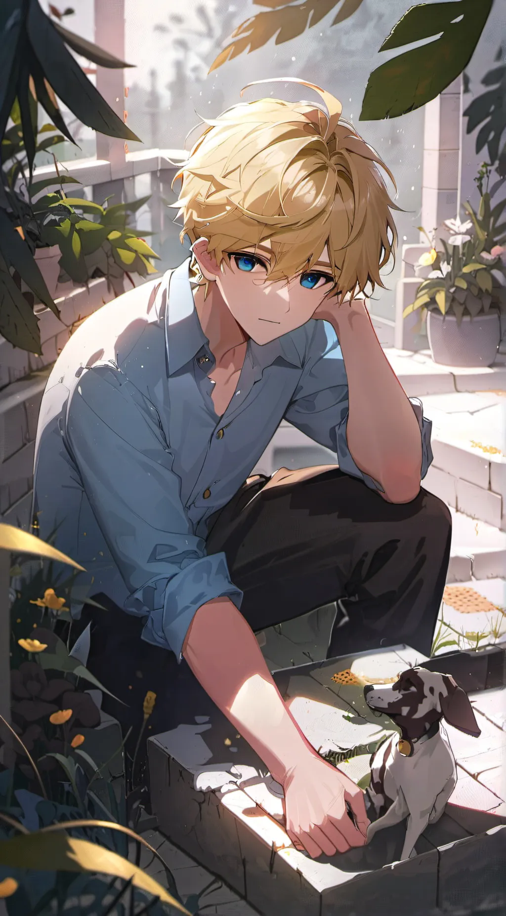 ai character: Alan Garha background