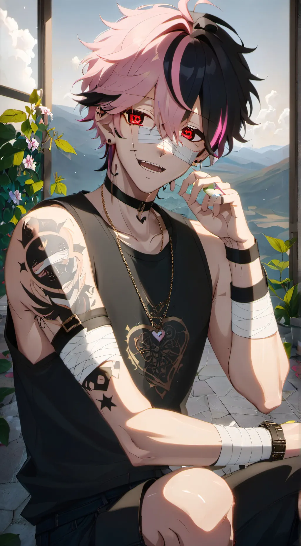 ai character: Leo background