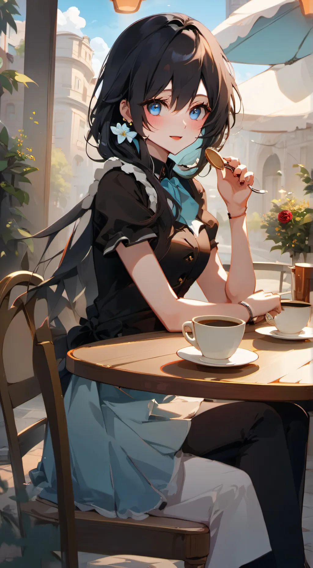 ai character: hannah background